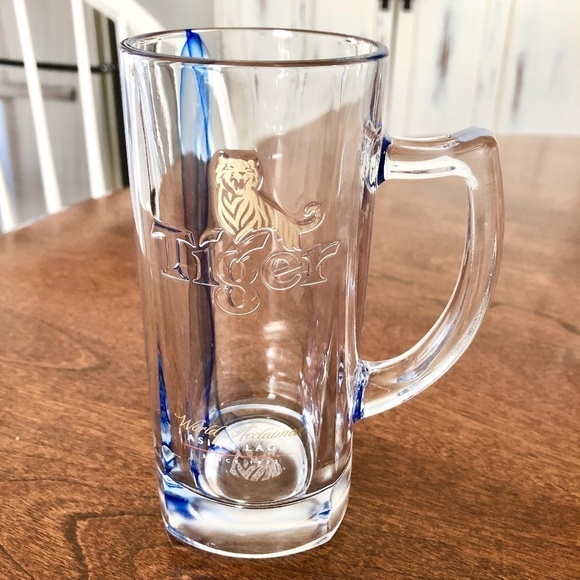 Tiger, Asian Lager, Beer Mugs, Beer Glasses, Set of 6, Excellent Condition - Picture 4 of 16